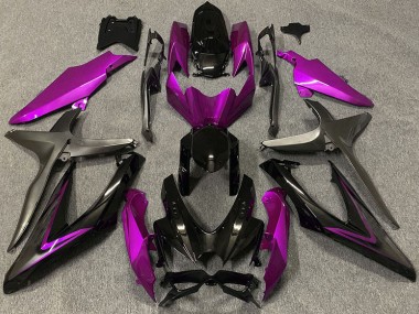 Gloss Pink & Green R 2008-2010 Suzuki GSXR 600-750 Fairings Factory