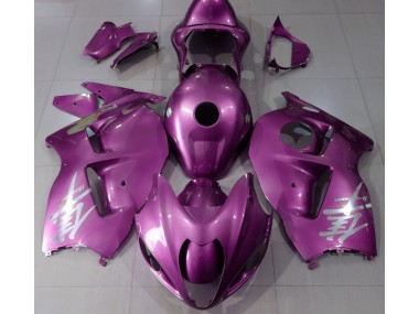 Gloss Pink & Silver Logo 1997-2007 Suzuki GSXR 1300 Fairings Factory