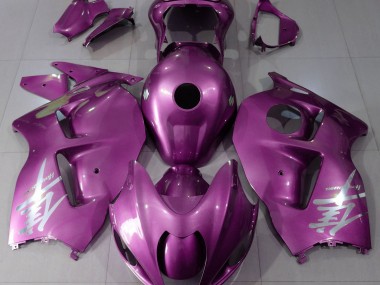 Gloss Pink & Silver Logo 1997-2007 Suzuki GSXR 1300 Fairings Factory