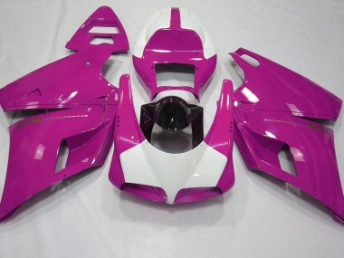 Gloss Pink & White 1993-2005 Ducati 996 748 916 998 Fairings Factory