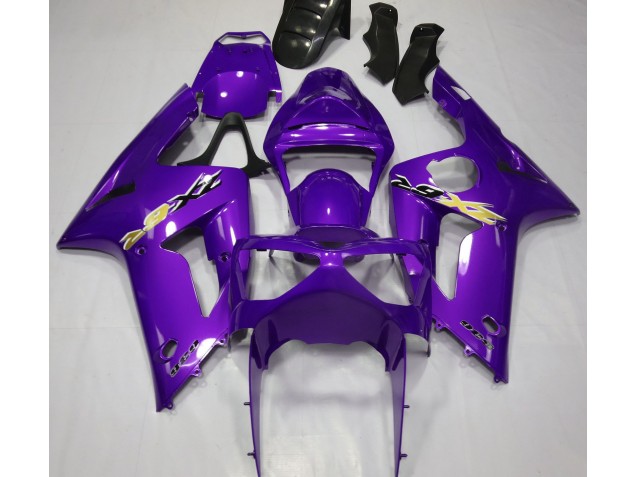 Gloss Purple 2003-2004 Kawasaki ZX6R Fairings Factory Gloss Purple 2003-2004 Kawasaki ZX6R Fairings Factory