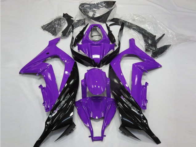 Gloss Purple and Black 2011-2015 Kawasaki ZX10R Fairings Factory Gloss Purple and Black 2011-2015 Kawasaki ZX10R Fairings Factory