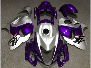 Gloss Purple and Silver 2008-2019 Suzuki GSXR 1300 Fairings Factory