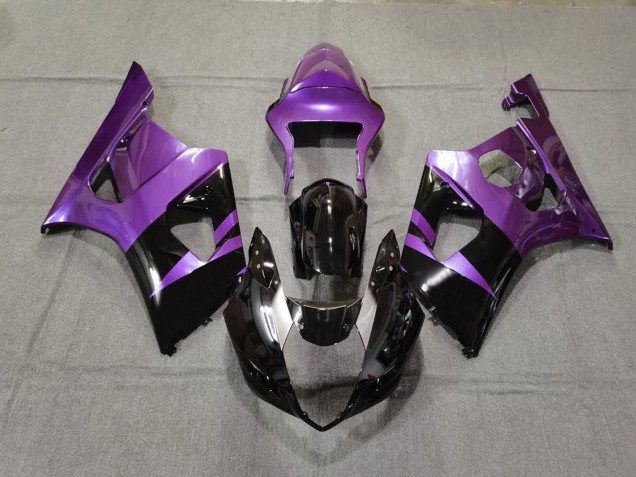 Gloss Purple & Black 2003-2004 Suzuki GSXR 1000 Fairings Factory Gloss Purple & Black 2003-2004 Suzuki GSXR 1000 Fairings Factory