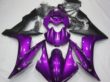 Gloss Purple & Black 2004-2006 Yamaha R1 Fairings Factory