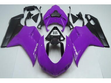 Gloss Purple & Black 2007-2012 Ducati 848 1098 1198 Fairings Factory
