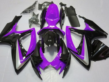 Gloss Purple Debadged 2006-2007 Suzuki GSXR 600-750 Fairings Factory