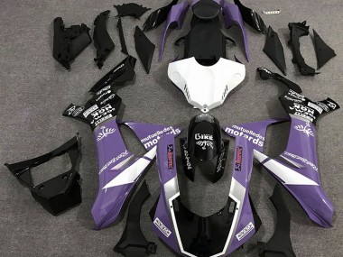 Gloss Purple Logo Style 2015-2019 Yamaha R1 Fairings Factory