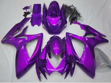 Gloss Purple Plain 2006-2007 Suzuki GSXR 600-750 Fairings Factory