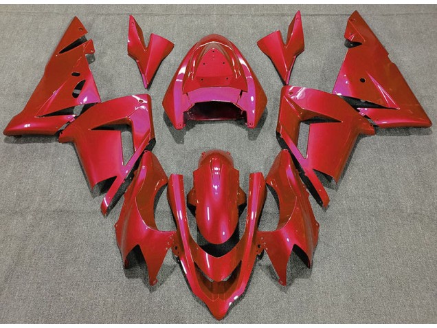 Gloss Red 2004-2005 Kawasaki ZX10R Fairings Factory Gloss Red 2004-2005 Kawasaki ZX10R Fairings Factory