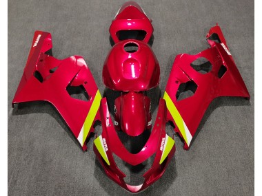 Gloss Red 2004-2005 Suzuki GSXR 600-750 Fairings Factory