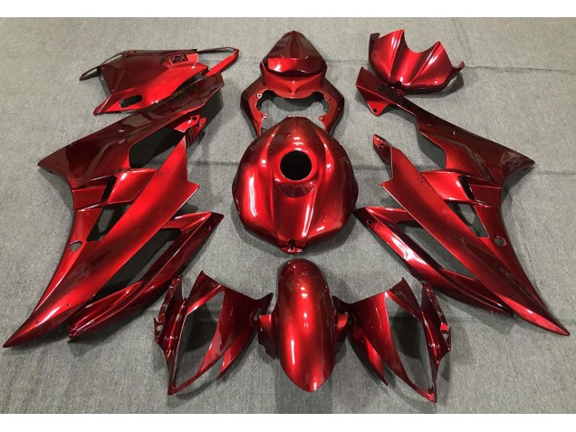 Gloss Red 2006-2007 Yamaha R6 Fairings Factory Gloss Red 2006-2007 Yamaha R6 Fairings Factory