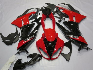 Gloss Red and Black 2009-2012 Kawasaki ZX6R Fairings Factory