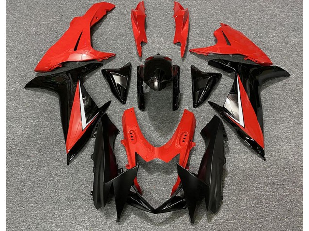 Gloss Red and Black 2011-2020 Suzuki GSXR 600-750 Fairings Factory Gloss Red and Black 2011-2020 Suzuki GSXR 600-750 Fairings Factory
