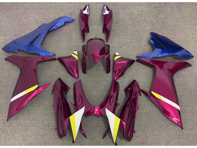 Gloss Red and Blue 2011-2020 Suzuki GSXR 600-750 Fairings Factory Gloss Red and Blue 2011-2020 Suzuki GSXR 600-750 Fairings Factory