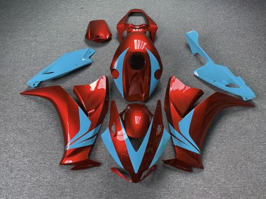 Gloss Red and Light Blue 2012-2016 Honda CBR1000RR Fairings Factory