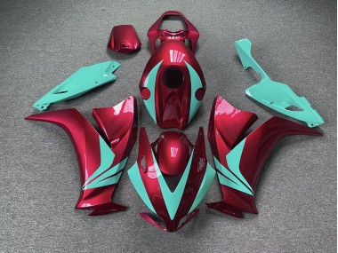 Gloss Red and Teal 2012-2016 Honda CBR1000RR Fairings Factory