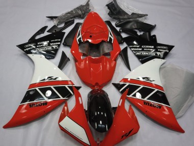 Gloss Red White and Black 2013-2014 Yamaha R1 Fairings Factory