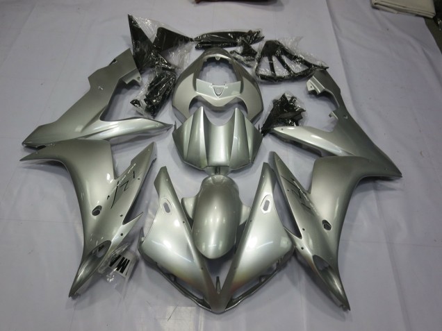 Gloss Silver 2004-2006 Yamaha R1 Fairings Factory Gloss Silver 2004-2006 Yamaha R1 Fairings Factory