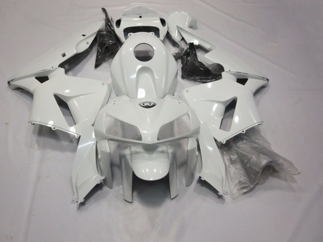 Gloss White 2005-2006 Honda CBR600RR Fairings Factory Gloss White 2005-2006 Honda CBR600RR Fairings Factory