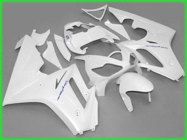 Gloss White 2006-2008 Triumph Daytona 675 Fairings Factory Gloss White 2006-2008 Triumph Daytona 675 Fairings Factory