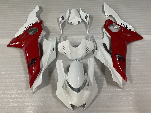 Gloss White and Red J AIR 2017-2019 Yamaha R6 Fairings Factory Gloss White and Red J AIR 2017-2019 Yamaha R6 Fairings Factory