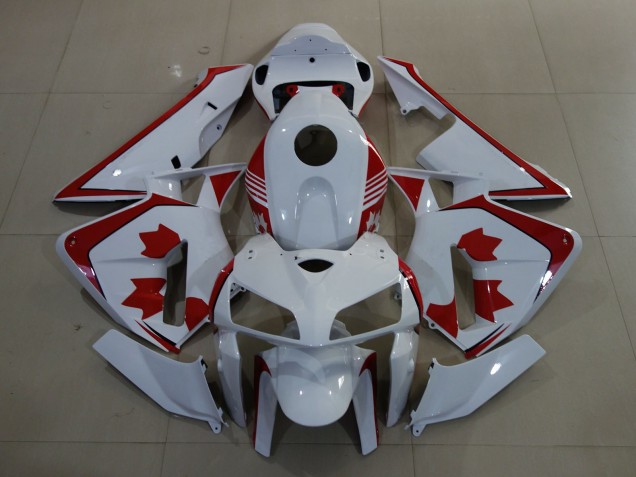Gloss White Canada 2005-2006 Honda CBR600RR Fairings Factory Gloss White Canada 2005-2006 Honda CBR600RR Fairings Factory