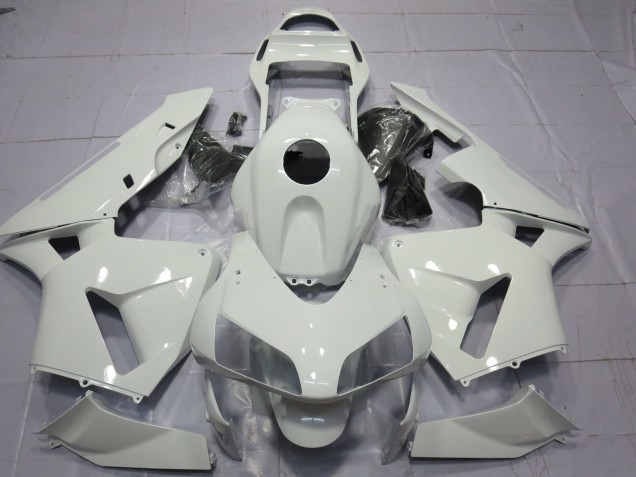 Gloss White Plain 2003-2004 Honda CBR600RR Fairings Factory Gloss White Plain 2003-2004 Honda CBR600RR Fairings Factory