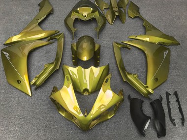 Gloss Yellow 2007-2008 Yamaha R1 Fairings Factory