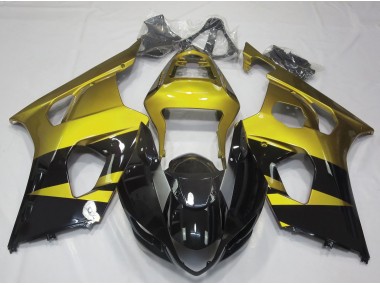 Gloss Yellow & Black 2003-2004 Suzuki GSXR 1000 Fairings Factory