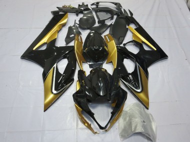 Gold and Black 2005-2006 Suzuki GSXR 1000 Fairings Factory