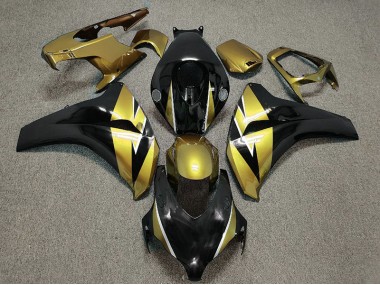 Gold and Black 2008-2011 Honda CBR1000RR Fairings Factory