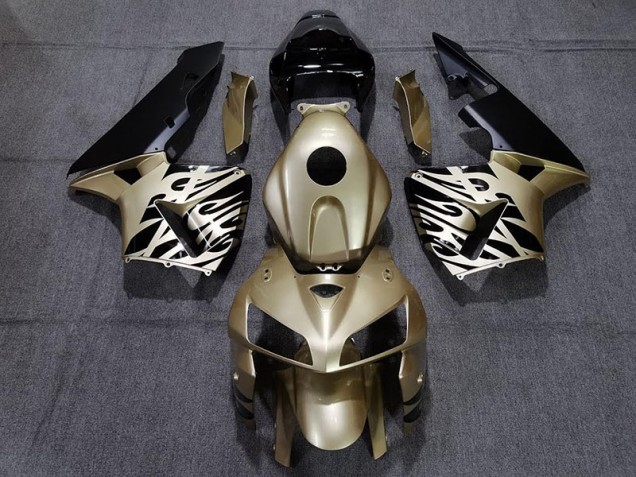 Golden Black 2005-2006 Honda CBR600RR Fairings Factory Golden Black 2005-2006 Honda CBR600RR Fairings Factory