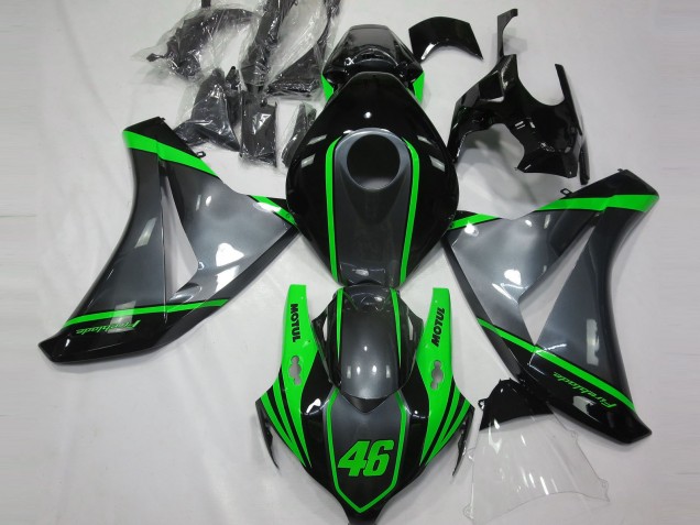 Gray Motul & Green 2008-2011 Honda CBR1000RR Fairings Factory Gray Motul & Green 2008-2011 Honda CBR1000RR Fairings Factory