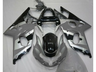 Gray Silver OEM Style 2000-2002 Suzuki GSXR 1000 Fairings Factory