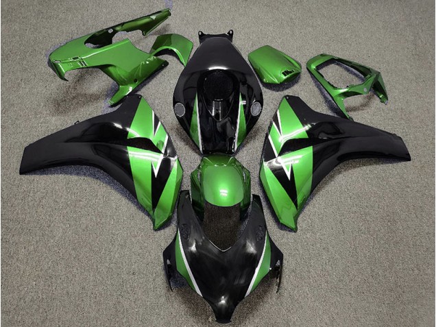 Green and Black 2008-2011 Honda CBR1000RR Fairings Factory Green and Black 2008-2011 Honda CBR1000RR Fairings Factory