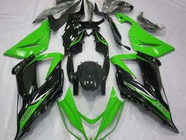 Green and Black 2013-2018 Kawasaki ZX6R Fairings Factory