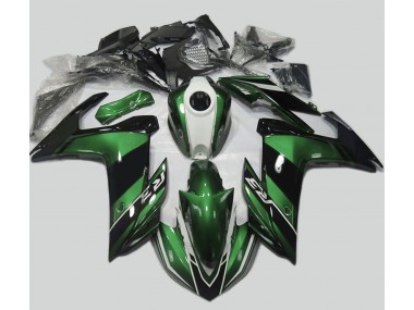 Green and Gloss Black 2015-2018 Yamaha R3 Fairings Factory