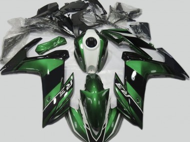 Green and Gloss Black 2015-2018 Yamaha R3 Fairings Factory