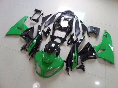 Green Black Ninja 2009-2012 Kawasaki ZX6R Fairings Factory