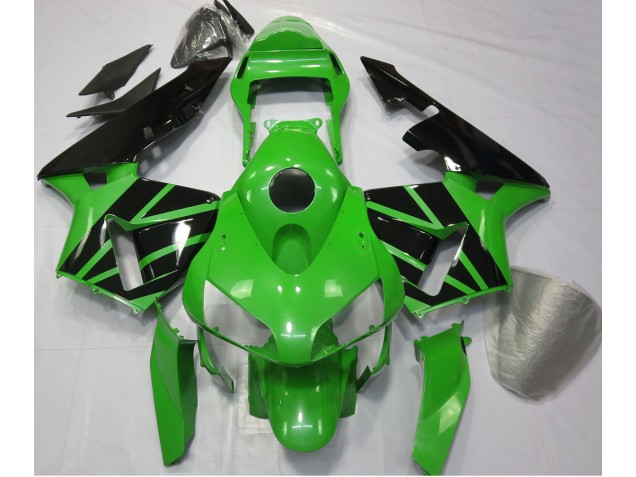 Green Black No Decals 2003-2004 Honda CBR600RR Fairings Factory Green Black No Decals 2003-2004 Honda CBR600RR Fairings Factory