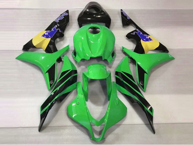 Green & Blue Bull 2007-2008 Honda CBR600RR Fairings Factory Green & Blue Bull 2007-2008 Honda CBR600RR Fairings Factory