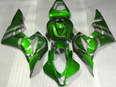 Green Captain America 2007-2008 Honda CBR600RR Fairings Factory