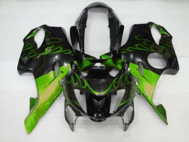 Green Flame 1999-2000 Honda CBR600 F4 Fairings Factory