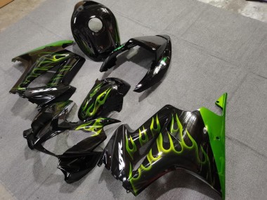 Green Flame 2002-2012 Honda VFR800 Fairings Factory
