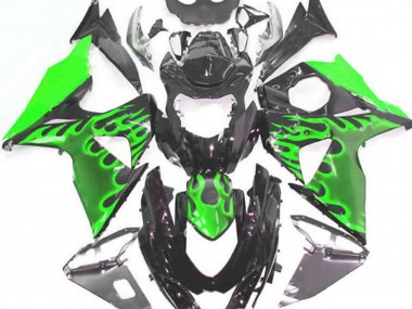 Green Flame 2009-2016 Suzuki GSXR 1000 Fairings Factory