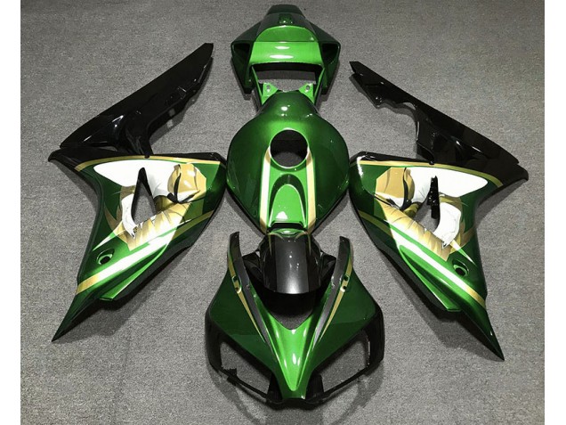 Green & Gold 2006-2007 Honda CBR1000RR Fairings Factory Green & Gold 2006-2007 Honda CBR1000RR Fairings Factory