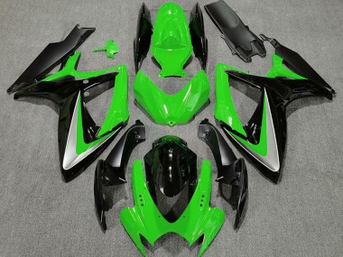 Green OEM Style 2006-2007 Suzuki GSXR 600-750 Fairings Factory