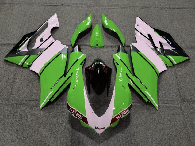 Green OEM Style 2015-2017 Ducati 959 1299 Fairings Factory Green OEM Style 2015-2017 Ducati 959 1299 Fairings Factory
