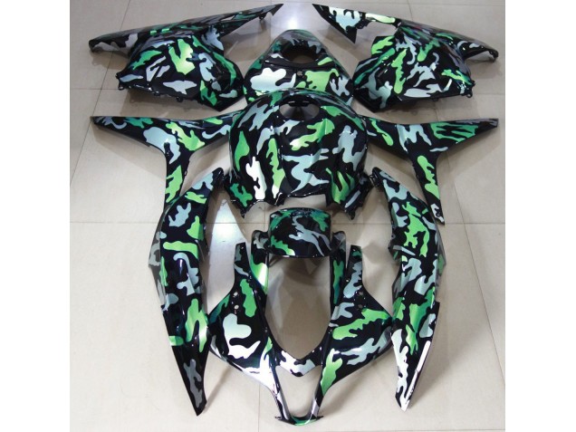Green Snow Camo 2009-2012 Honda CBR600RR Fairings Factory Green Snow Camo 2009-2012 Honda CBR600RR Fairings Factory